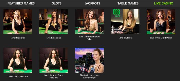 888 casino review live dealers