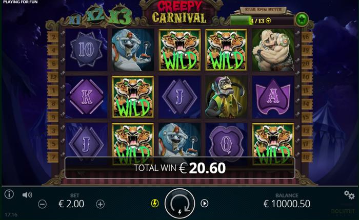 nolimit city casino games creepy carnival
