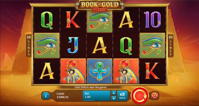 playson casino games book of gold