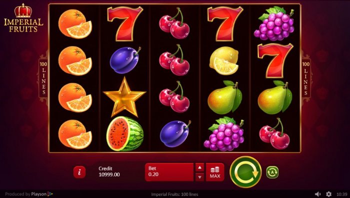 playson casino games imperial fruits