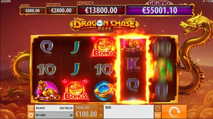 quickspin casino games dragon chase