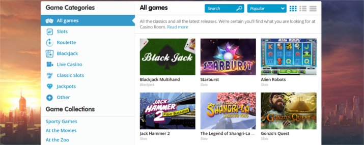 casino room games
