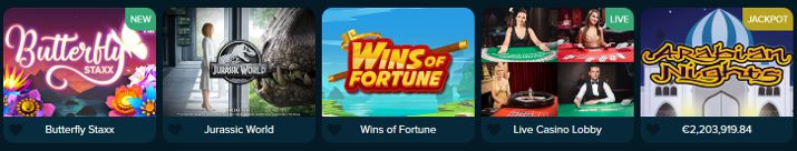 casinoland uk games