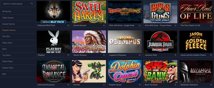 vbet casino games