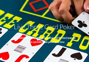 Live Three Card Poker