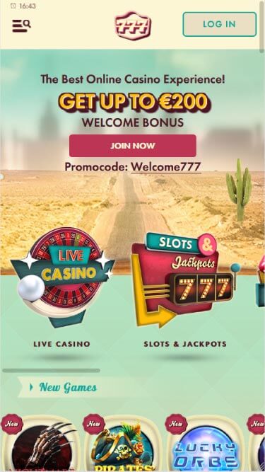 777 Casino Mobile