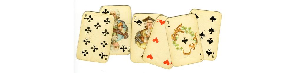 Vintage playing cards