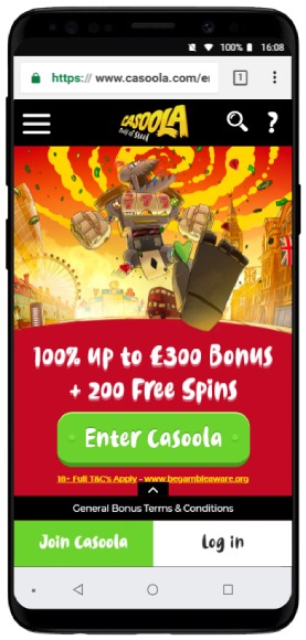 Casoola Casino Mobile Review