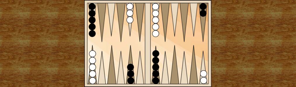 Backgammon online board