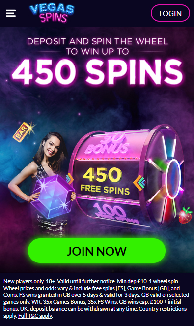 vegas spins casino mobile
