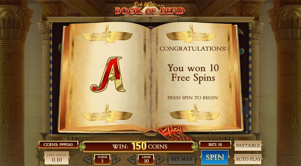 Book of Dead Jackpot / Max Win