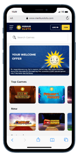Merkur Slots Casino Mobile Review