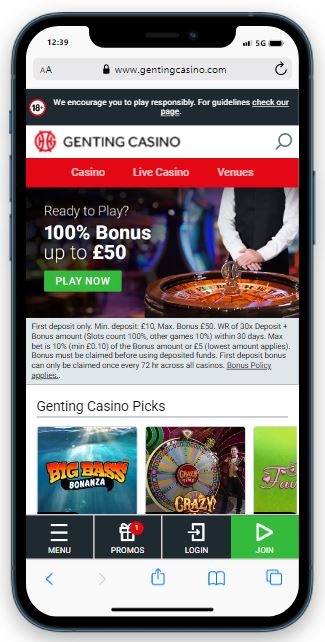 Genting Casino Mobile Review