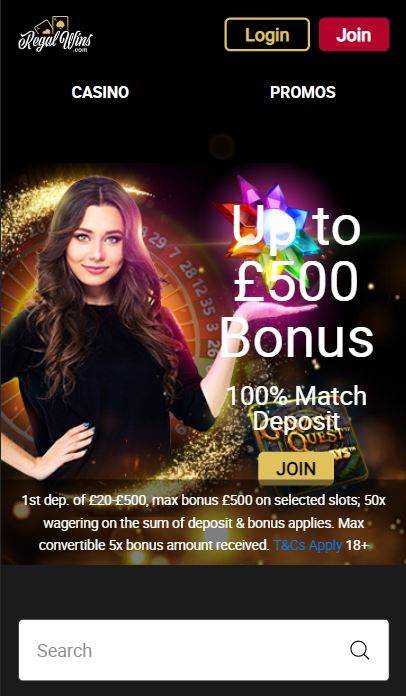 Regal Wins Casino Mobile Review