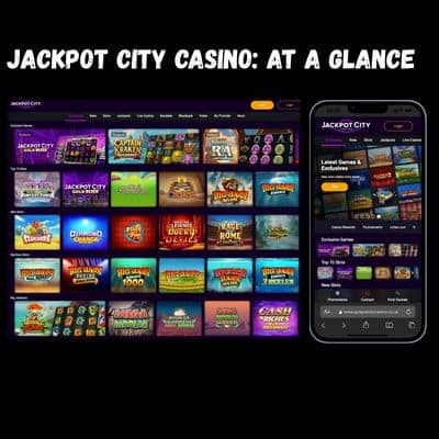 jackpot city casino at a glance